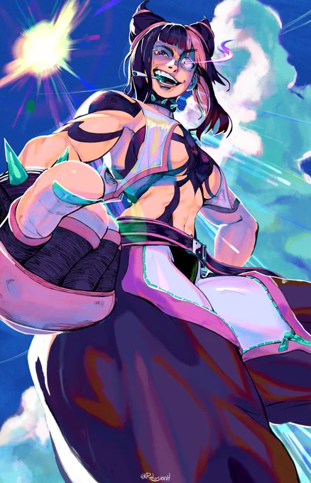 Juri!   She's just kicked your ass 
