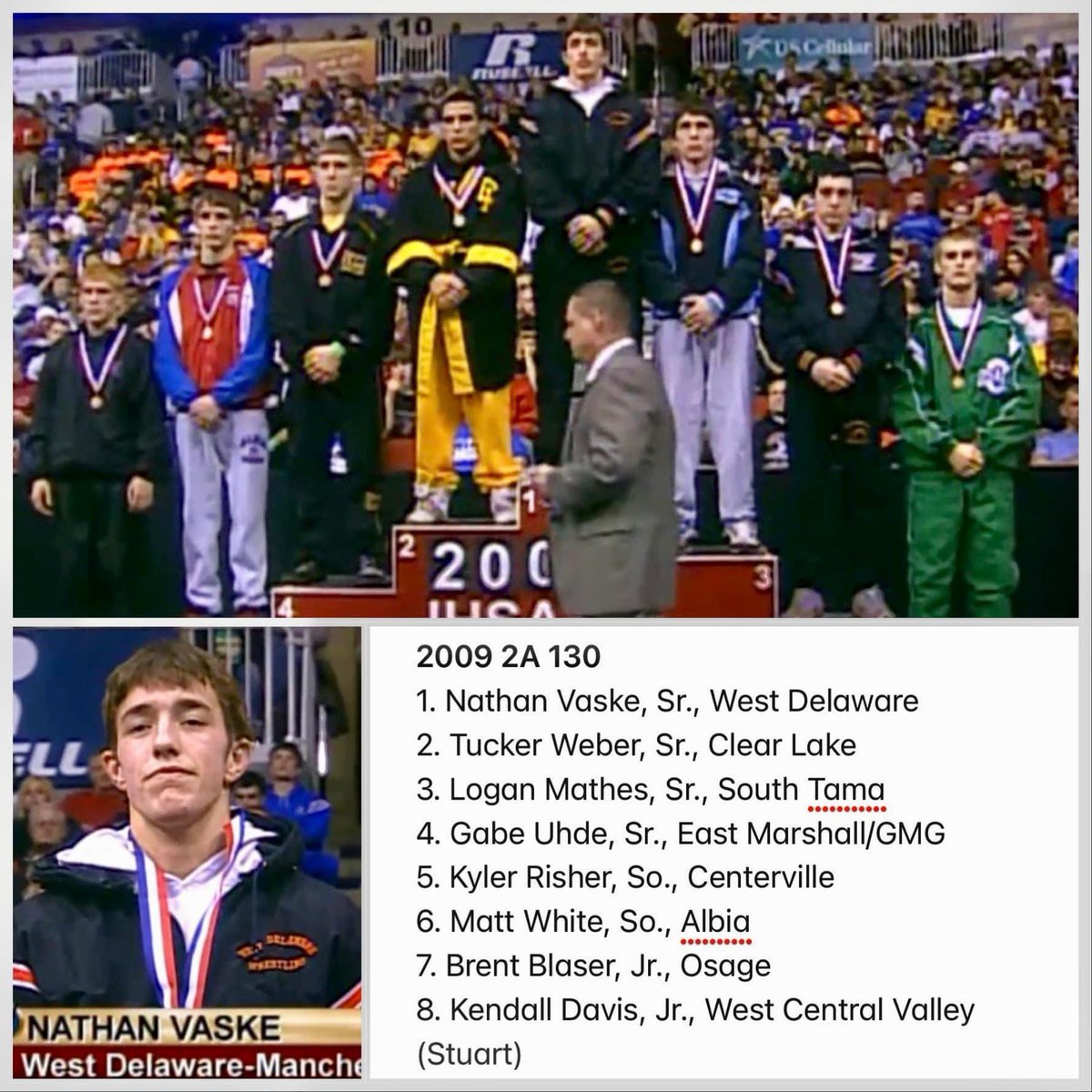 2009 Iowa HS 2A 130 Placers <a href="/stcWRESTLE/">stcWRESTLING</a> <a href="/AlbiaWrestling/">Albia Wrestling</a> <a href="/OsageWrestling/">Osage Wrestling</a>