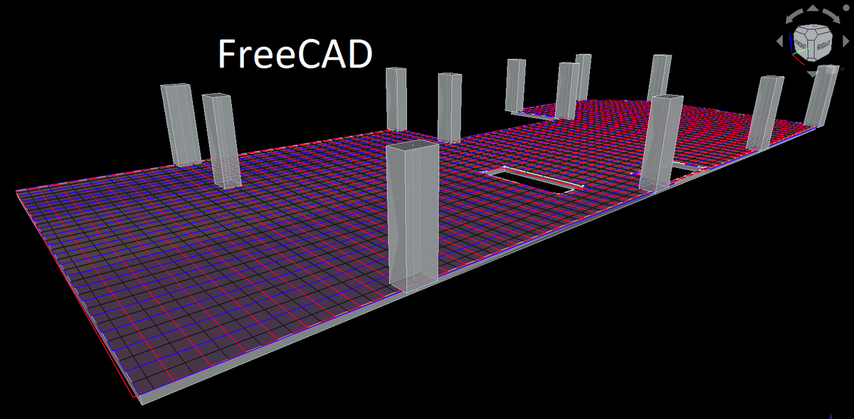 ERaeiat's tweet photo. Automatically Create Design Strips For Floors in #FreeCAD with #opensource #OSAFE workbench and export to CSI #ETABS or #SAFE

https://t.co/Hm8FzbuHFP https://t.co/YlHBG9L5EZ