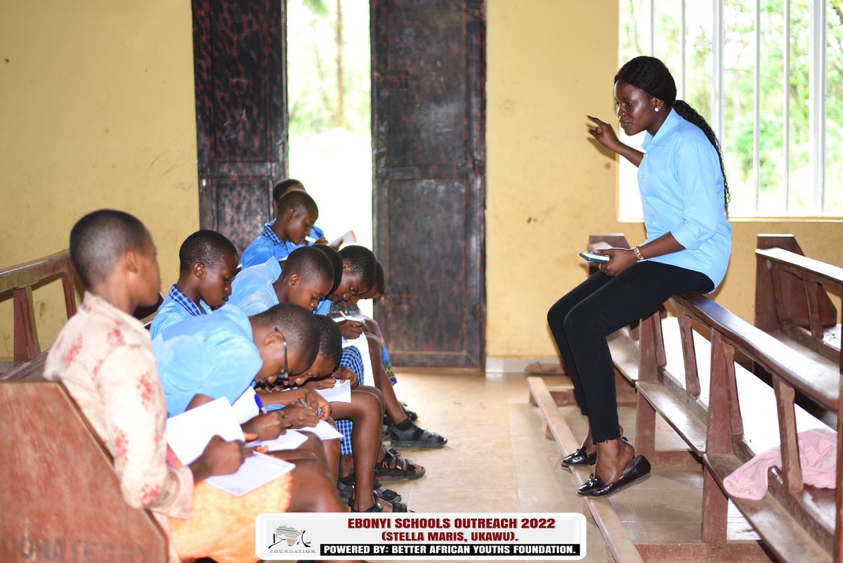 BetaAfriYouths's tweet photo. "The passion and resilience of African youths are changing the narrative of the continent." - Graca Machel @G_MachelTrust 

Some of the one-on-one session we had at Ukawu in 2022

#BAYFoundation #BetterAfricanYouths #youths #Africa #future #FON #Ebonyi #Abakaliki #sensitization https://t.co/DoFrQvgg0m
