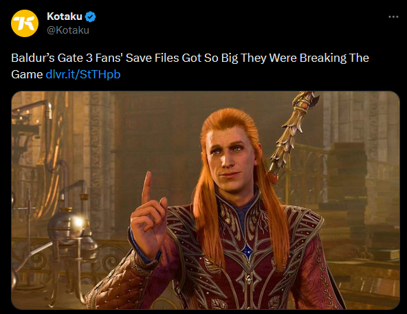Saved You A Click Video Games tweet media