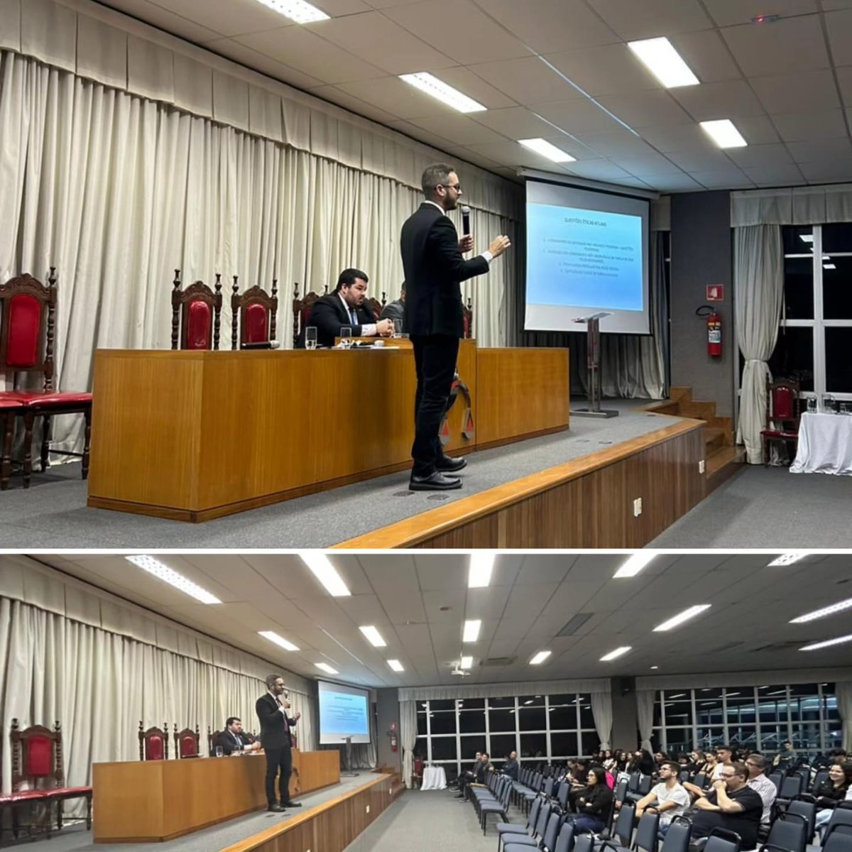 creboucasm's tweet photo. Registros do I Encontro “Conversando com a Advocacia Criminal”, ocorrido ontem (09/08/2023), na FDCI. Projeto muito legal da Comissão de Advocacia Criminal da OAB/ES, capitaneado pelo colega Gabriel Merigueti. https://t.co/AfyurcbLil