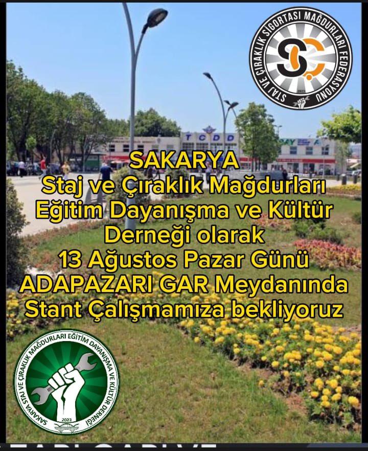 Sakarya meydanındayız

Adalet Gelsin Artık

#StajyerVeÇırakDavasındaHaklı