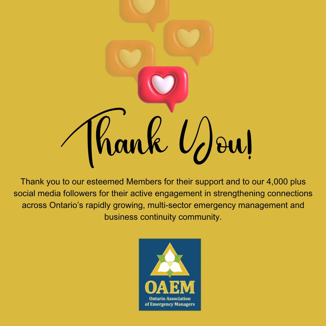 Thank you and connect with us!

👉Learn more about Membership: lnkd.in/ew3TYwfc
👉Visit our Linktree to visit all of our social media platforms: linktr.ee/oaem