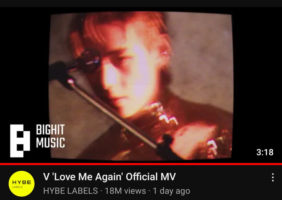 .<a href="/BTS_twt/">방탄소년단</a> "V" was launched "Love Me Again"