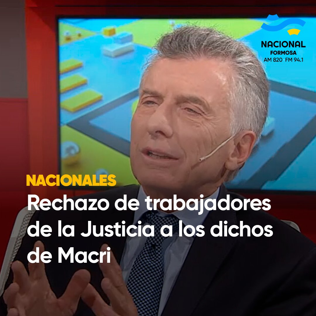 #NACIONALES - RECHAZO DE TRABAJADORES DE LA JUSTICIA A LOS DICHOS DE MACRI

instagram.com/p/Cvx3YPIgFra/