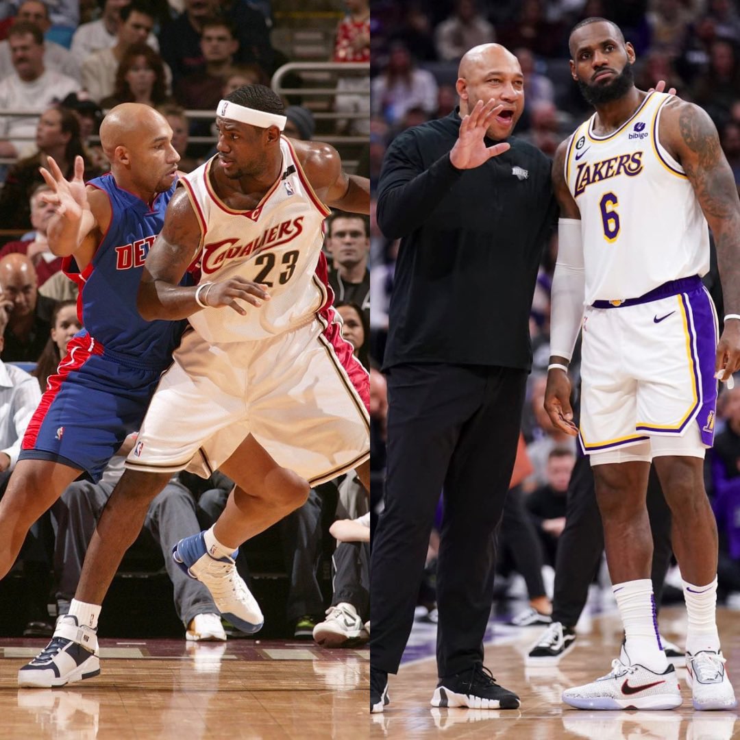 bronhistory's tweet image. Some players you might’ve forgotten LeBron has played against.

A thread: