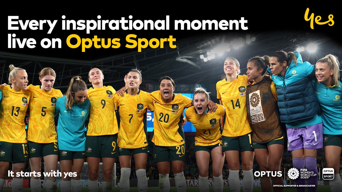 The FIFA Women’s World Cup™ quarter finals are here. Watch every inspirational moment on Optus Sport, the only place to watch every match live.