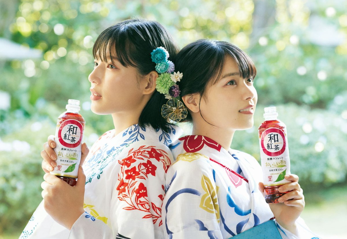 The Japanese Tea Sisters,
#NanaseNishino and #IshiiAnna 🎎