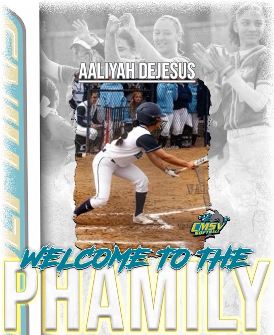 Congrats to our sophomore outfielder Aaliyah Dejesus on committing to College of Mount Saint Vincent!! We are very thankful for all the hard work you’ve put into this program and can’t wait to see you succeed at the next level!
