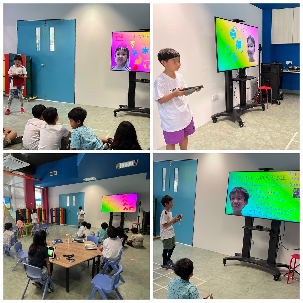 Embracing the power of creativity! 🎨✨ Seeing them expressing themselves and their unique ideas through #EveryoneCanCreate is inspiring. 🌟 @Tayasui_apps @AppleEDU @HELPISKL #SummerProgramme