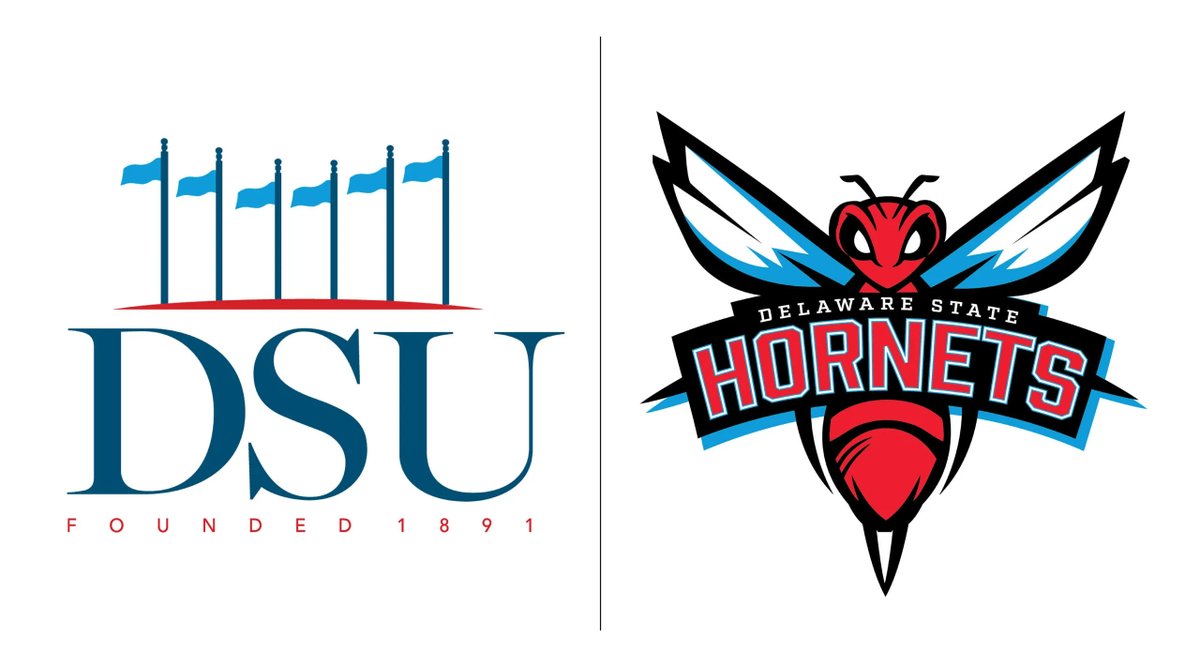 college_logos's tweet image. A new academic mark was unveiled as the same time as well. #DelawareState #DSU #Hornets desu.edu/news/2023/08/u…
