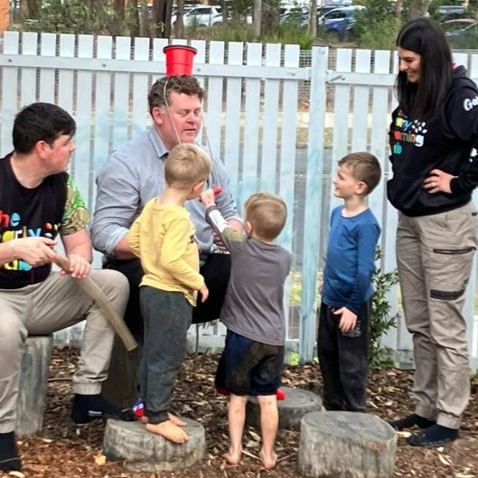 A great week showcasing quality services by our ED, Shane Snibson, from our NSW Regulatory Authority for Early Childhood Education &amp; Care and his team. He visited a Warragamba service to talk about Assessment &amp; Rating and was excited to meet some early learners (they were too!)