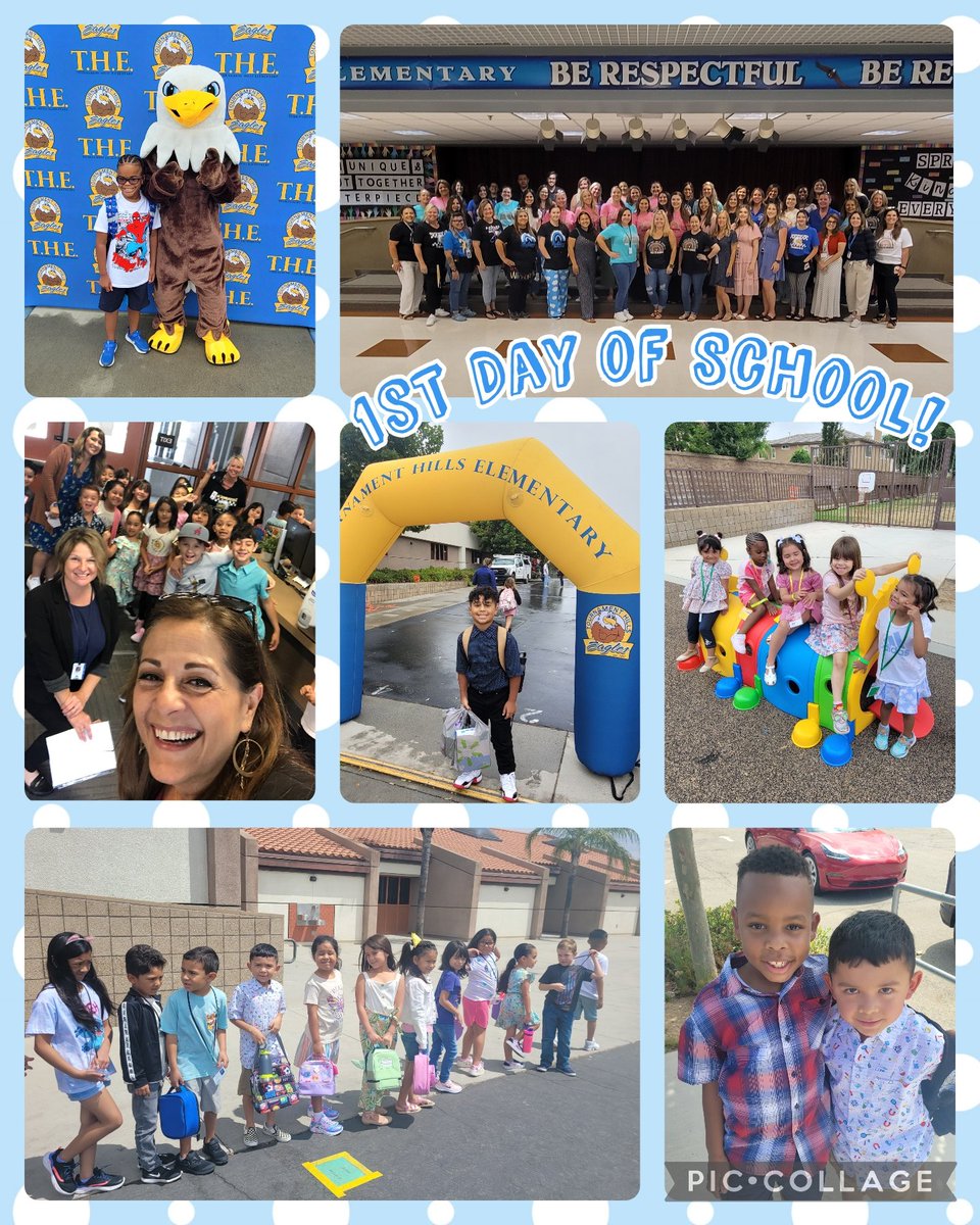 1st Day of School! 🍎 Thank you to ALL staff and T.H.E. families for a GREAT start for the 23-24 school year! 🎉 @Beaumont_SD @Kakish @EbonBrown @coachbreyer @mabarn @MinaJBlazy @beaumontsped_sd