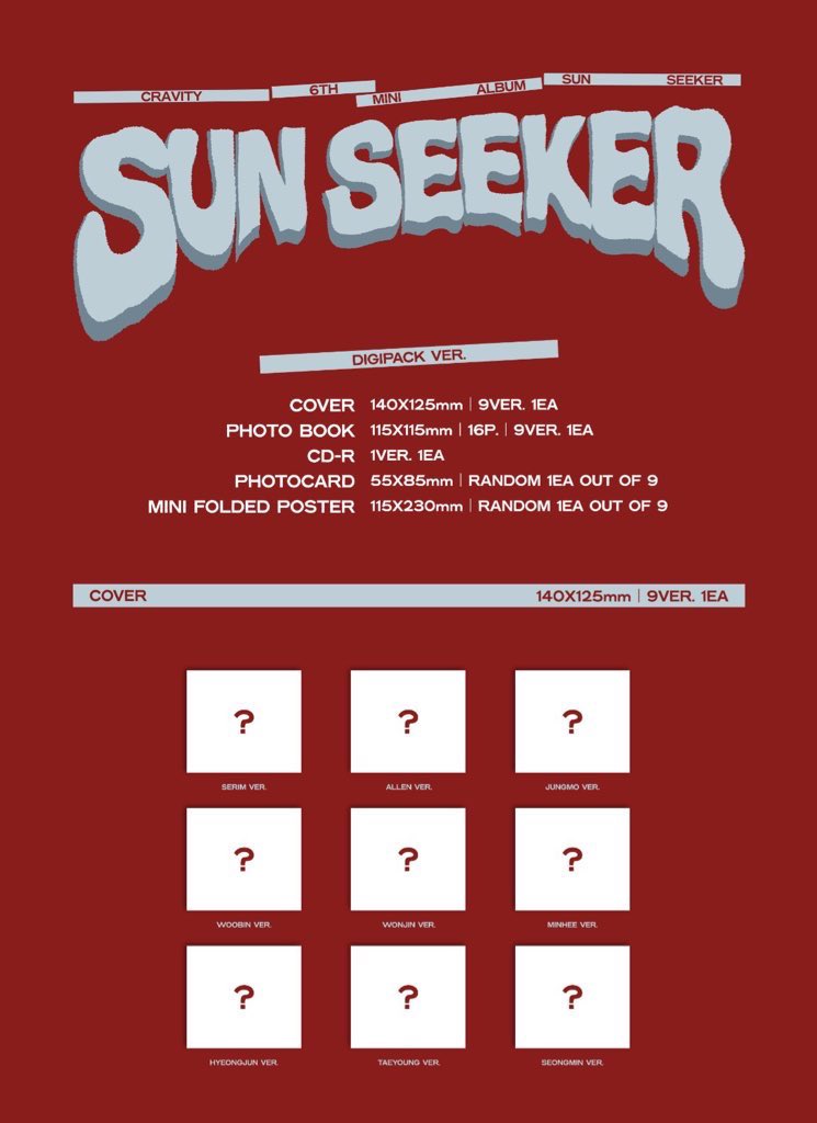 seorubyst's tweet photo. So.. We have 4 different of albums for SUN SEEKER comeback.. with total 16 ver 🤡 

1. Photobook (3 ver)
2. Digipack (9 ver)
3. SEEKER - Night (1 ver)
4. PLVE (3 ver) https://t.co/kqN2Desaup