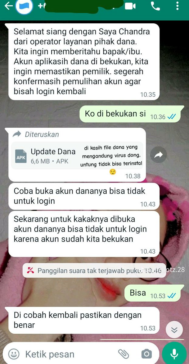 txtdarionlshop's tweet photo. Waspada penipuan dana dibekukan!!!

Janji ga konfermasih? 🤣 https://t.co/FZLTUFdJaH