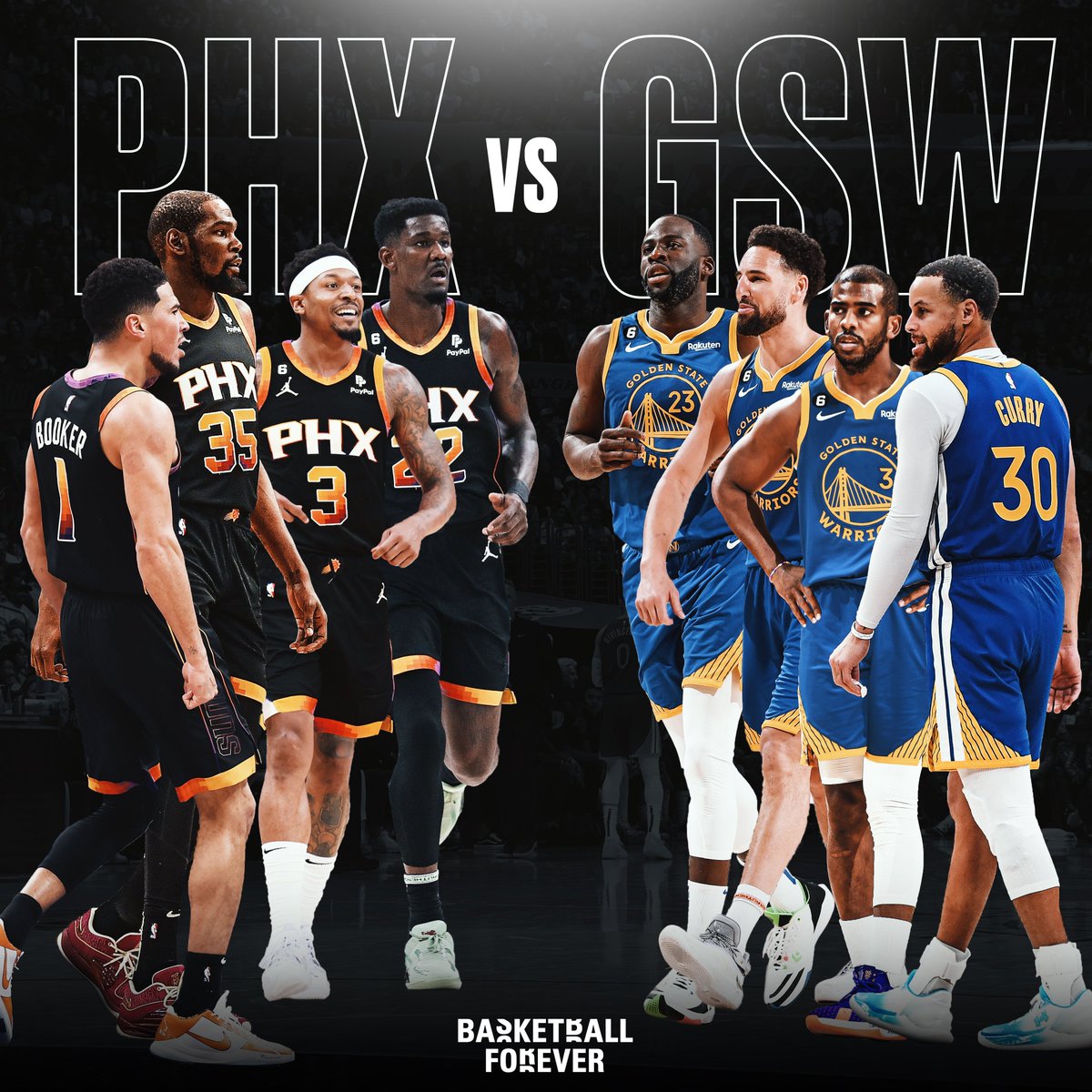 The Phoenix Suns will FACE the Golden State Warriors on opening night next season 👀 🍿