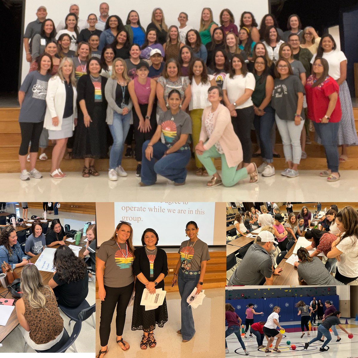 NISDFields's tweet image. Laughter ✅ Learning✅ And even an ice breaker ✅😆
The 23-24 school year will be another incredible year @NISDFields because of these amazing educators 🌟
#TeamFields