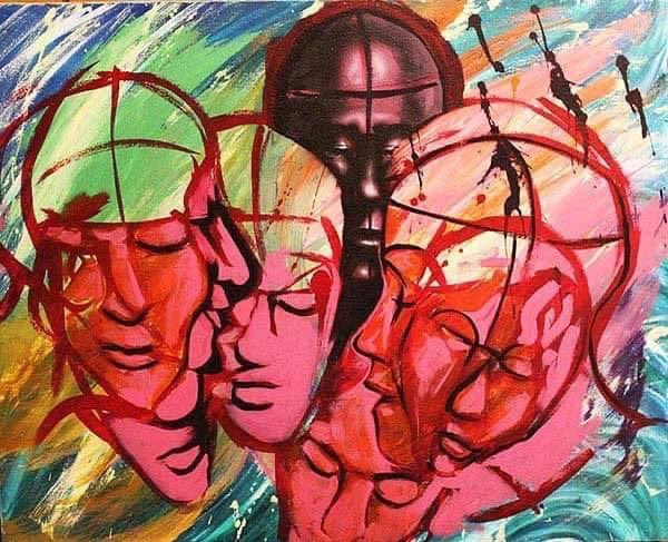 TJMCollection's tweet photo. If you asked me what do I love to do. It’s paint on canvases. #tjmcollection https://t.co/akGWwdS3op