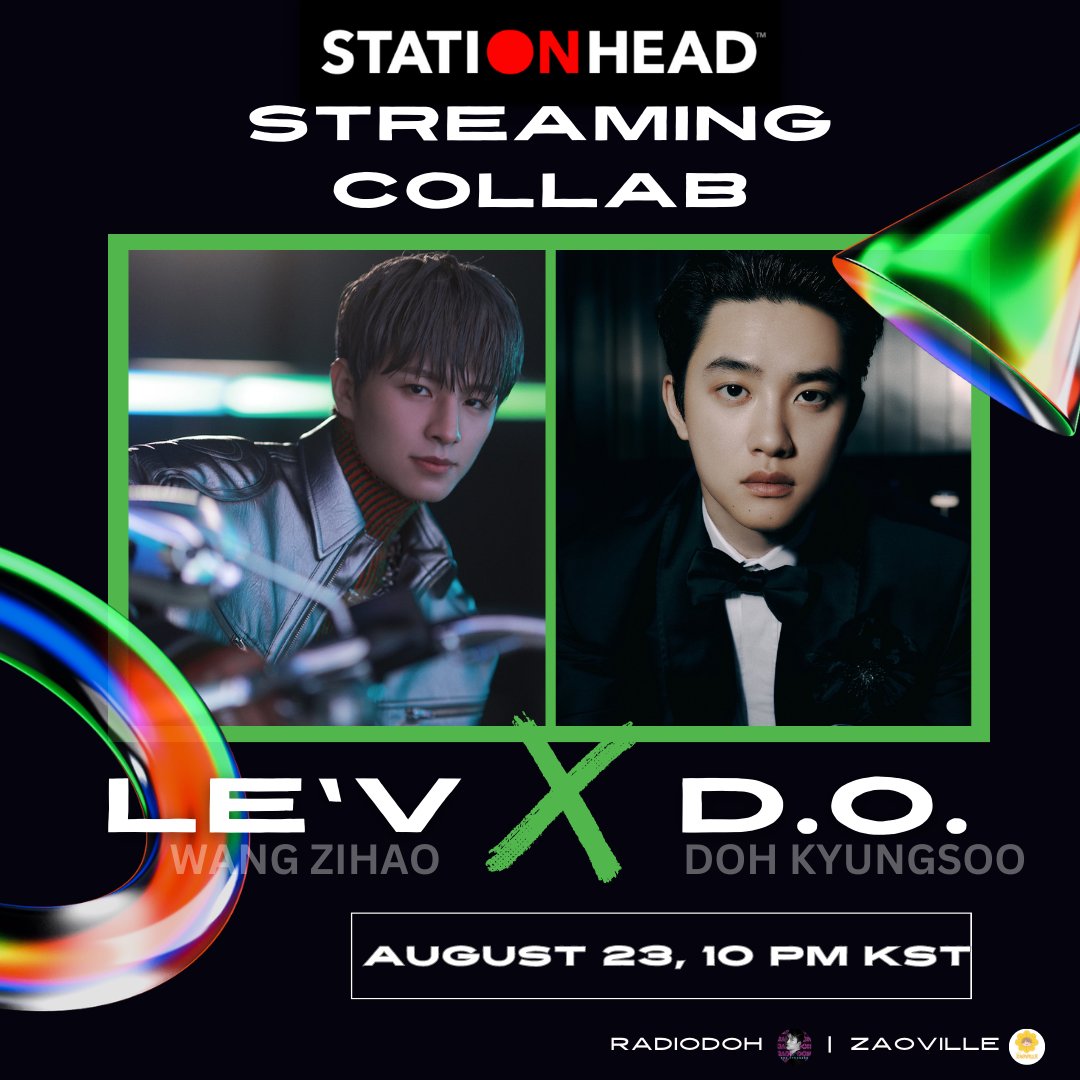 RADIODOH's tweet photo. 🎉Exciting Collab Alert!🎶

Join us as we unite the music of EXO's D.O. and LE'V, who has recently debuted under LAY's CHROMOSOME ENT.! 😍🔥

Aug. 23 | 10 PM KST
👉https://t.co/T5YjZmcNx9

Let's support these talented artists 💕
#LEV #레비 #レビ  #A_I_BAE @LEV_Official_ #DOxLEV https://t.co/Byv1WOR6JD
