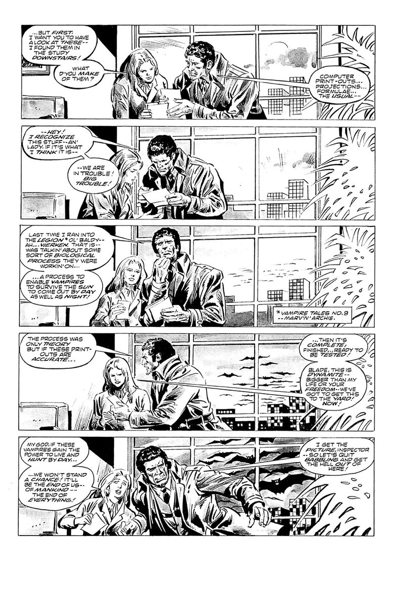 manuelabennet's tweet photo. Me encanta esa ventana.

Rico Rival, Marvel Preview #3 Blade, 1975.

#RicoRival #Blade #MarvelPreview https://t.co/rgn3ZGwo7p
