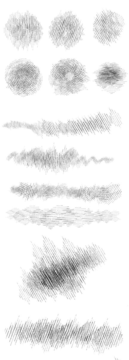 ㅤ
해칭 브러시 세트

 assets.clip-studio.com/ja-jp/detail?i…

ハッチングブラシセット
Hatching Brush Set
ㅤ