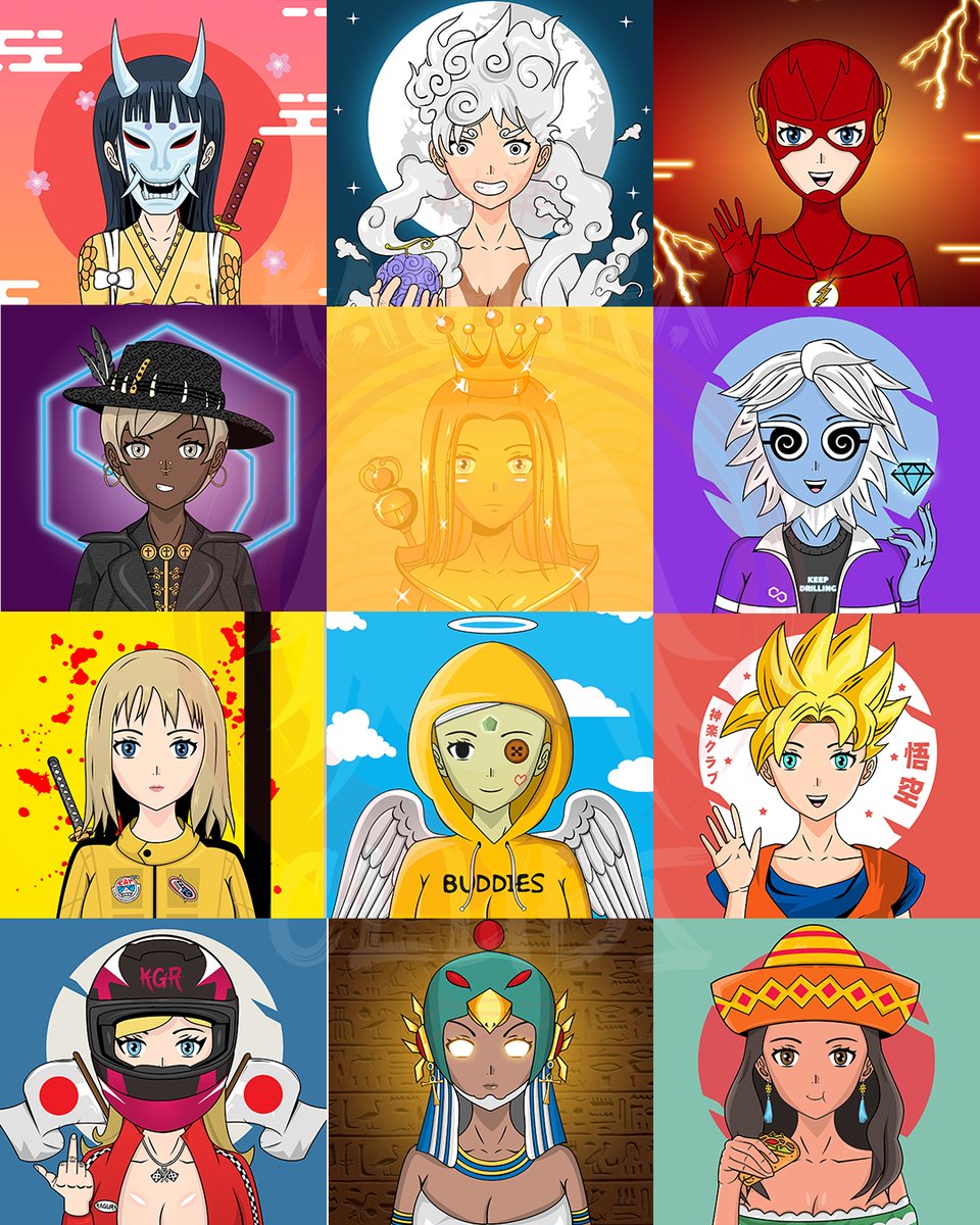 みんなおはよう
Min'na ohayo ☀️✨

KaguraClubs still available on primary market
let's check and see 😍🫴❤️
ありがとう

Link ⬇️
opensea.io/collection/kag…

#NFTs #NFTCommunity #NFTJPN #VERTICALNFT #PolygonNFTs #GlitchGang