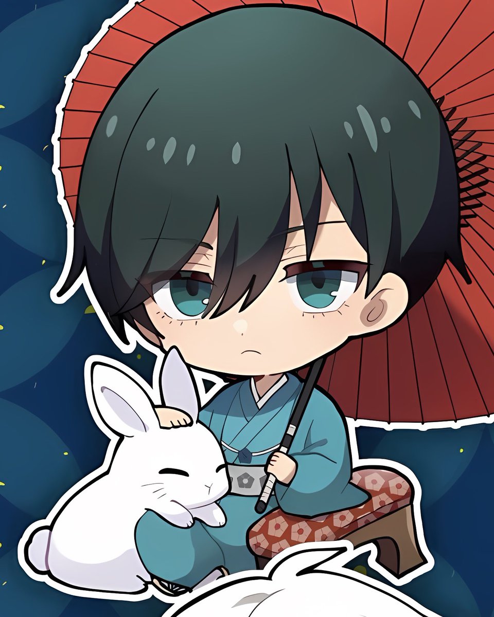 itoshirindaily's tweet photo. chibi rin with bunny! https://t.co/q3Duma9jHw