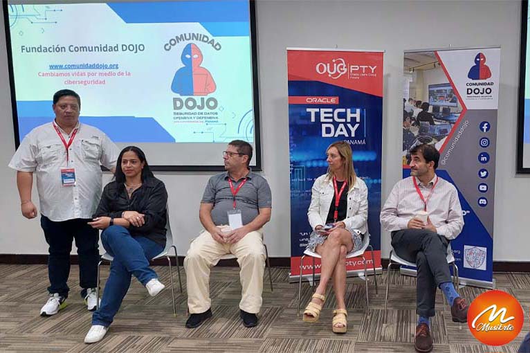 OUGPanama's tweet photo. Un sincero agradecimiento a @SheilaPerez_A, nuestra destacada experta en ciberseguridad y representante de @DojoComunidad por su valiosa contribución en el Oracle Tech Day. ¡Seguimos fortaleciendo la seguridad juntos! #OracleTechDayPanamá https://t.co/7CAWKZI9eK