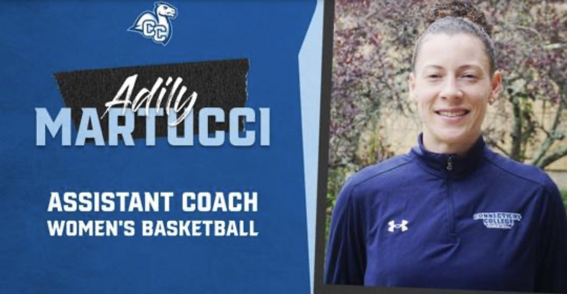 Thrilled to announce our new assistant coach, Adi Martucci! Big things are comin!! 🐪 <a href="/CamelAthletics/">Connecticut College Athletics</a>