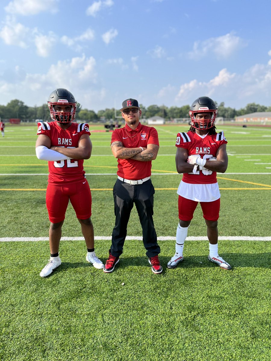 CoachDB_McNeil's tweet photo. 2023 Media Day With my Defense📸 Love these dudes, stay tuned for what’s next🍿🐏 #TheDarkSide #GoooRed https://t.co/itAmgXZn0F