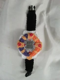 BeeChristjan's tweet photo. OmegaKnight Medawatch with Metal. #crochet #crochetfanaticdesign #crochetfanatic #shopify #etsy #crochet #bracelet #watch #medawatch #medabots #omegaknight https://t.co/LlaTw8HzqD