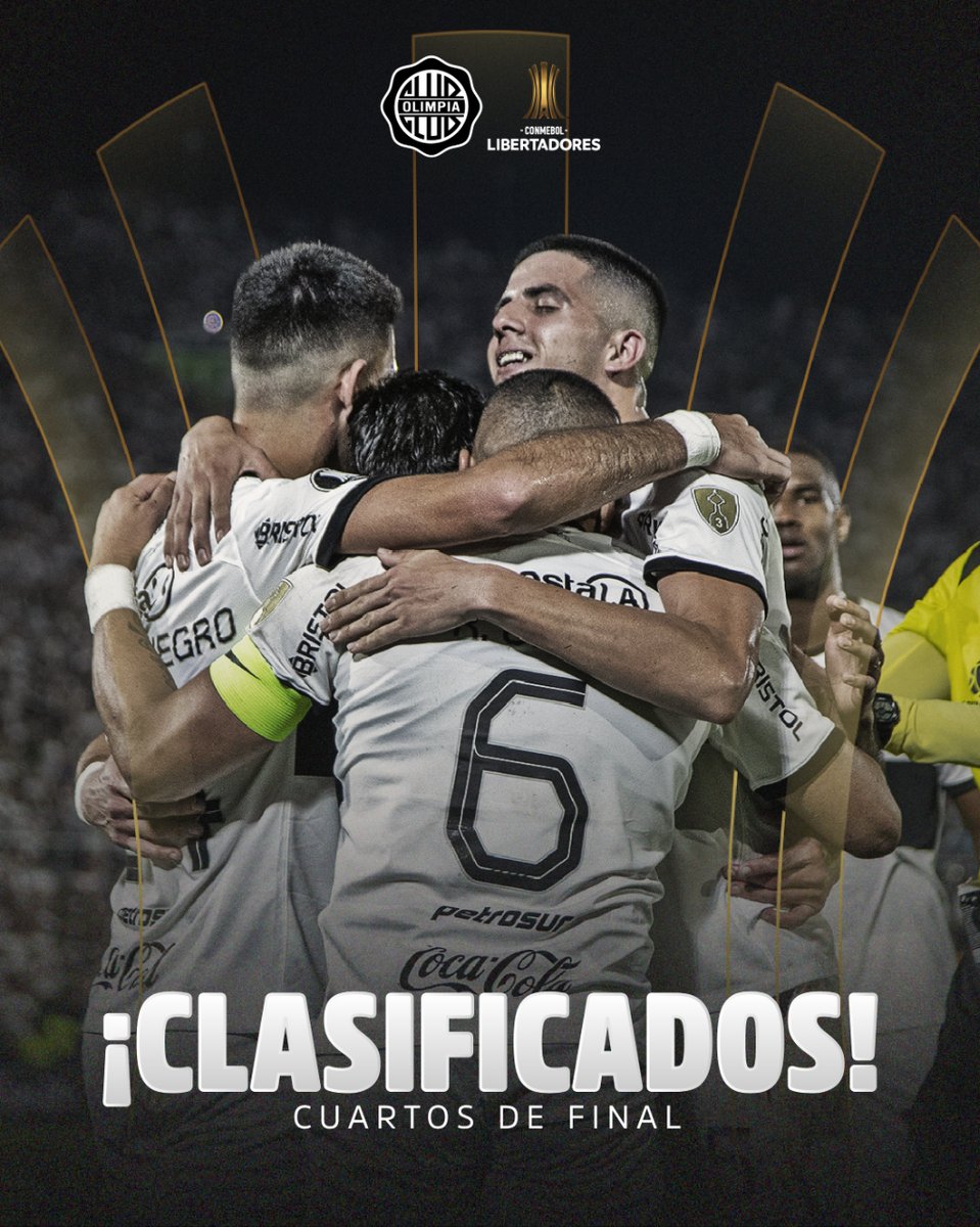 🔜 𝘜𝘯 𝘯𝘶𝘦𝘷𝘰 𝘱𝘢𝘴𝘰 𝘺 𝘵𝘰𝘥𝘰𝘴 𝘫𝘶𝘯𝘵𝘰𝘴.

✅️ ¡Estamos entre los mejores ocho equipos de la CONMEBOL Libertadores 2023! ⭐️
