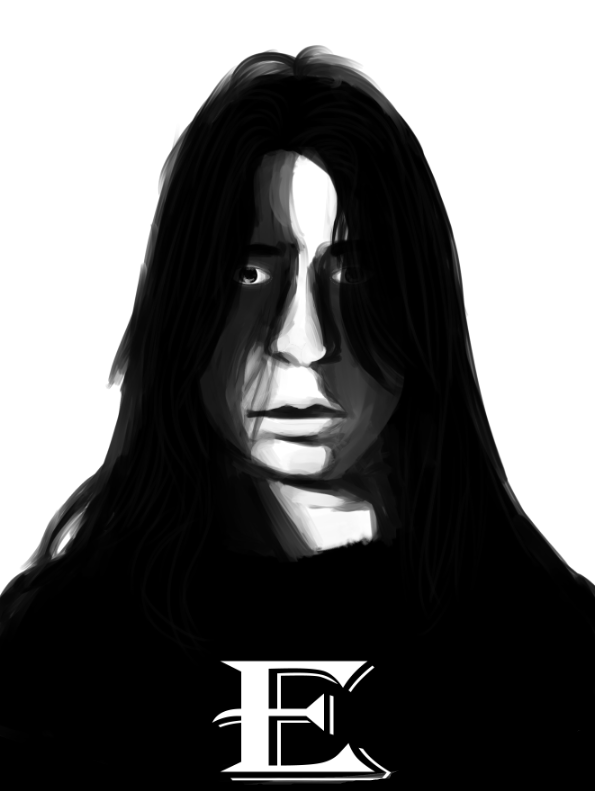 bensilly_'s tweet photo. drew evelin yesterday  and it looks kinda weird  but while drawing accidentally hid the main face layer and got This(the second image)  so thats fun https://t.co/kTzSulpXNU