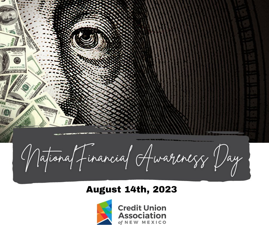 How much would you like to bet that most people don’t know August 14 is National Financial Awareness Day?
Money is important to our overall peace of mind, Financial Awareness Day is a great time to help our members review where they are now and where they are going financially.