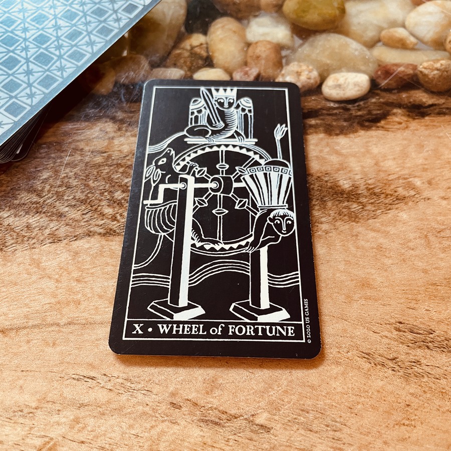 fenice's tweet photo. How does the Wheel of Fortune and its cyclical nature invite you to embrace equanimity in your life's peaks and valleys? #TarotReflection #JungianSymbolism https://t.co/WabM9yWEDX