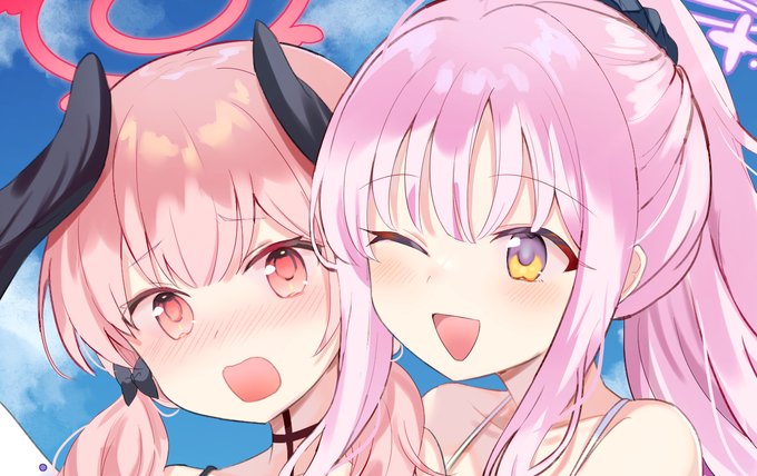 【告知!】はまじあき先生のC102ブルアカ新刊に水着なミカコハイラストを寄稿させていただきました～!新刊セットもグッズも全部かわいいので要チェックだ～!!🥳はまじ先生、素敵な本にゲストとして呼んでくださりありがとうございます!!! https://t.co/jC8StU7kE5 