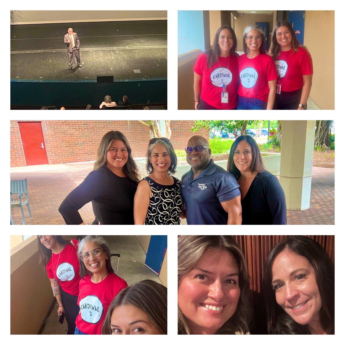 DMS leadership preparing for our incredible staff and students! #leadershipweek #every1counts #cardinals