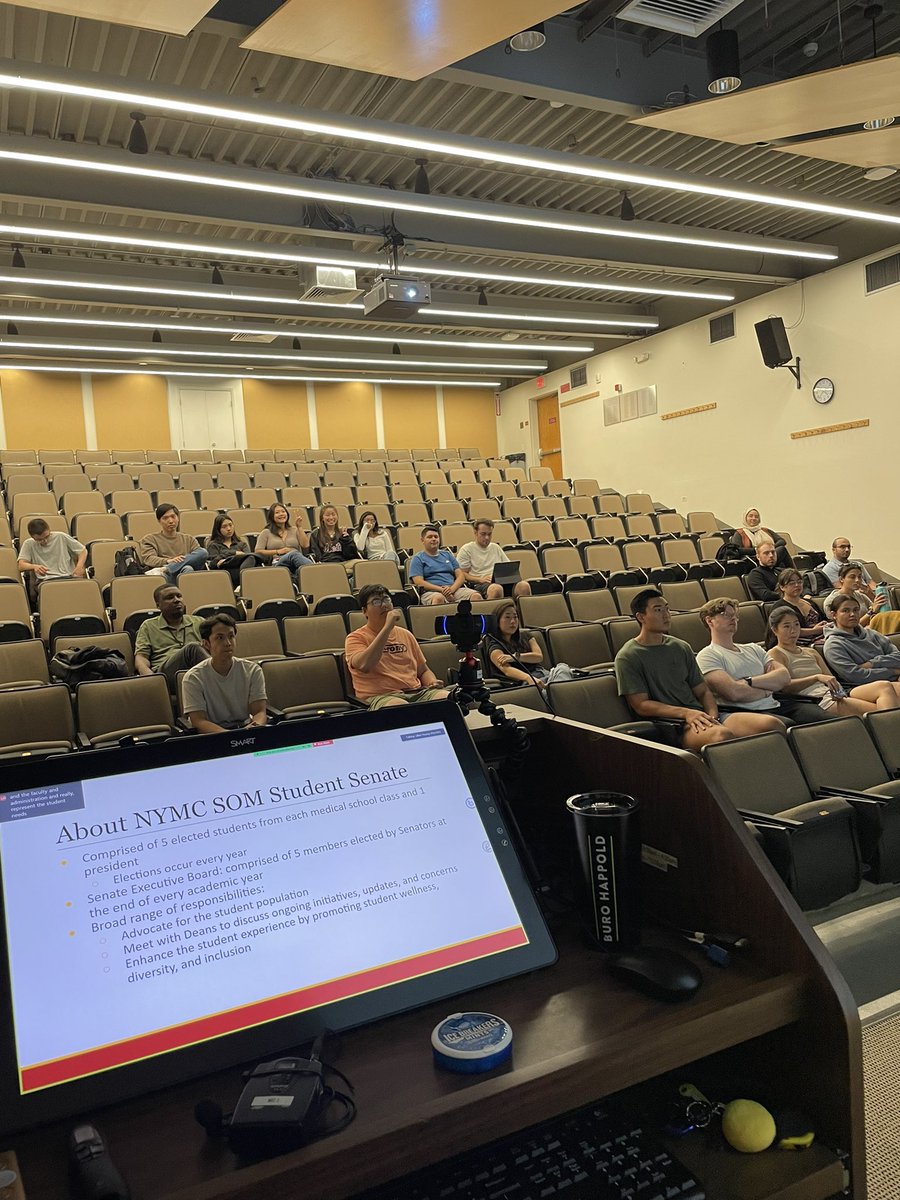 NYMCSenate's tweet photo. M2 Senators greeted nearly 30 M1s interested in running for Student Senate yesterday! It was so inspiring to see students step up for leadership opportunities at NYMC.

M1s❗️Watch your emails and our social media for more information on elections and Senate throwbacks! https://t.co/DV6Gts1XYi
