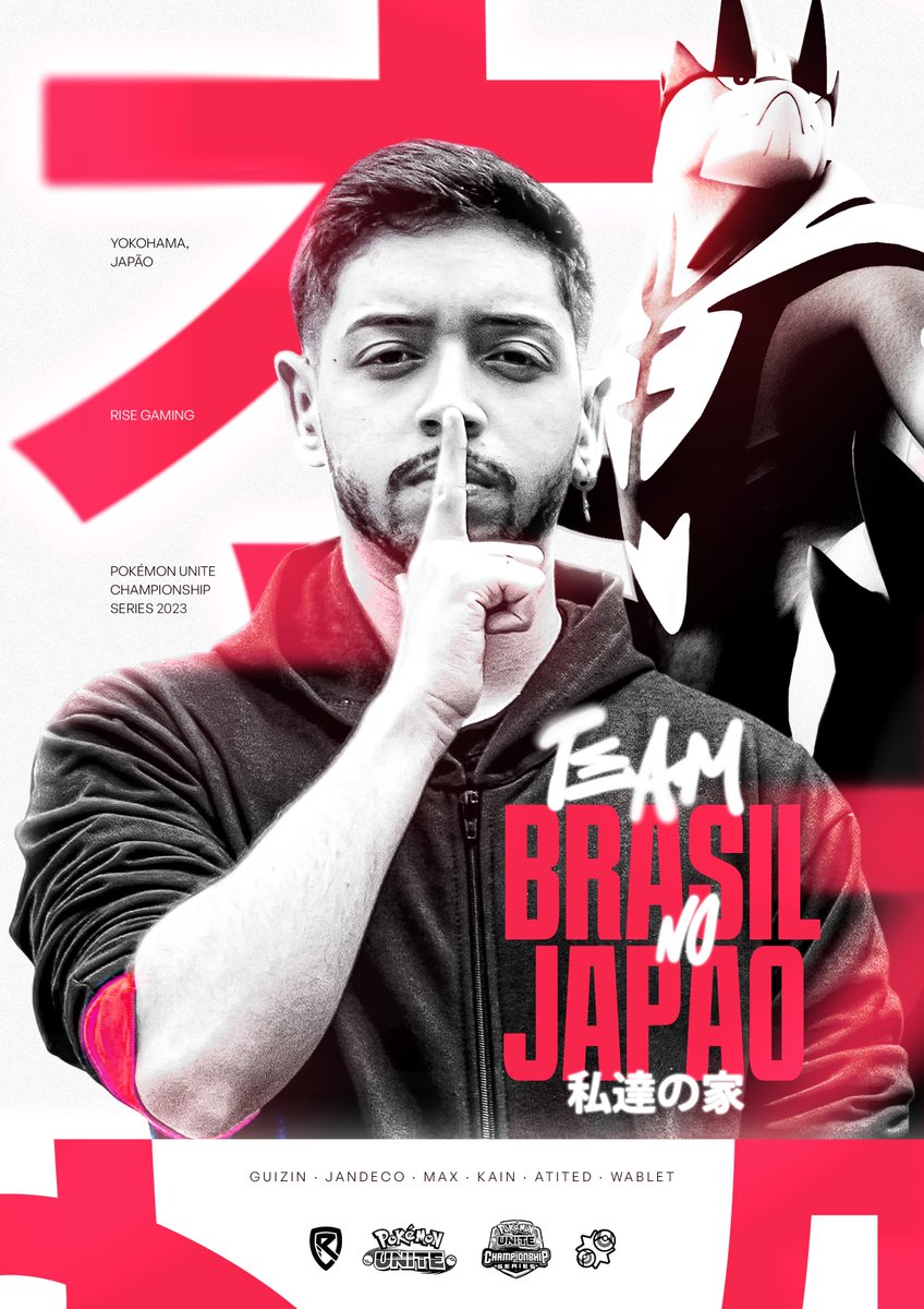 jajá tem brasil no mundial de pokemon unite e estarei torcendo pra esses manos aqui que foram pro japão de forma completamente independente, só com o apoio da comunidade brasileira do jogo

traz essa pra casa家

<a href="/jandecooo/">Jandeco</a> @Guizin_Unite <a href="/Kain_Lance/">KainLance</a> <a href="/Max_Unite/">MaxzinN</a> @TTVatited <a href="/_wablet/">Wablet</a>