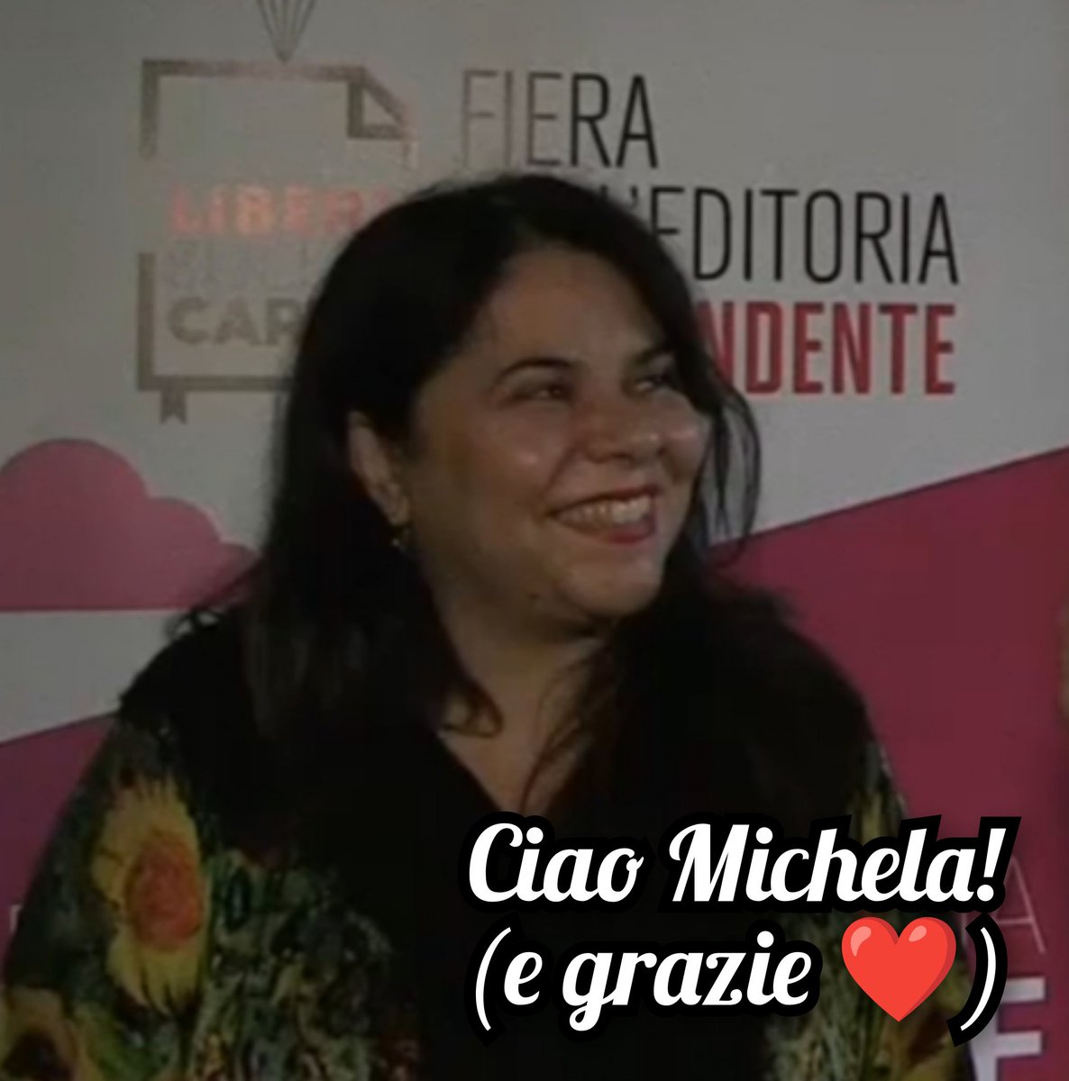 fiera_LSC's tweet photo. La libertà ha un sorriso come questo.
Grazie #MichelaMurgia https://t.co/iFaSjAu43z