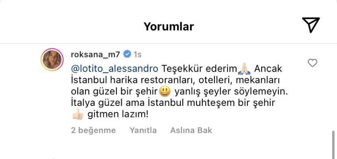 Torino taraftarı: Torino'ya gelmelisin, Türkiye'de ancak kebap yenir.

 Malinovskyi'nin eşinin cevabı;