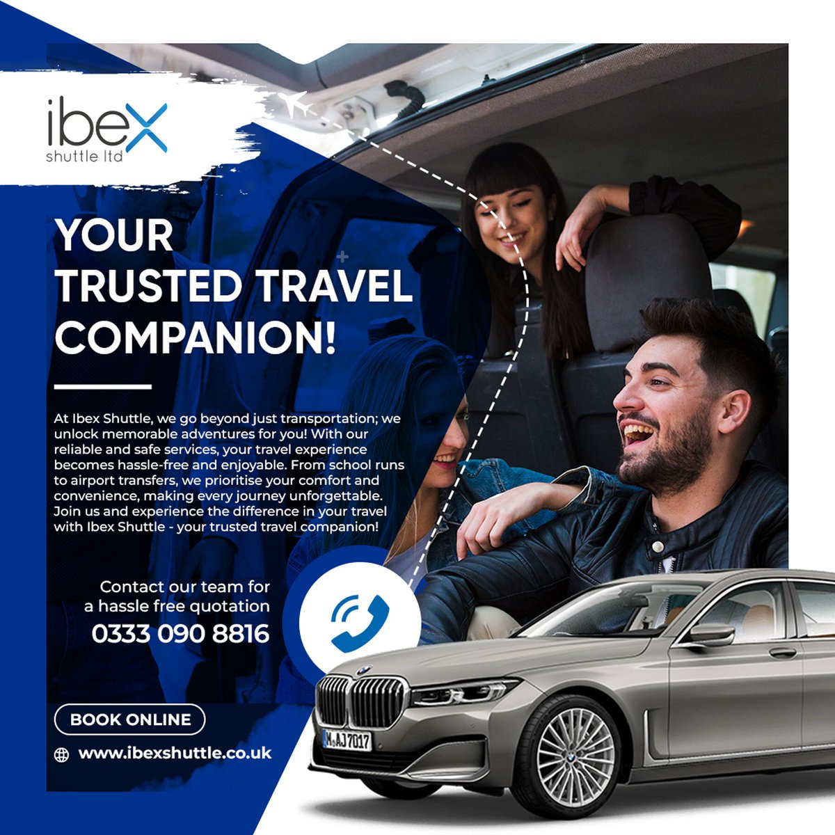 IbexShuttle's tweet image. Comfort &amp;amp; Style: Enjoy the lap of luxury as you travel in our comfortable, state-of-the-art vehicles. Sit back, relax, and let us take care of the rest. #AirportTransfers #Chauffeur #ibexshuttle #professionaldrivers #booknow