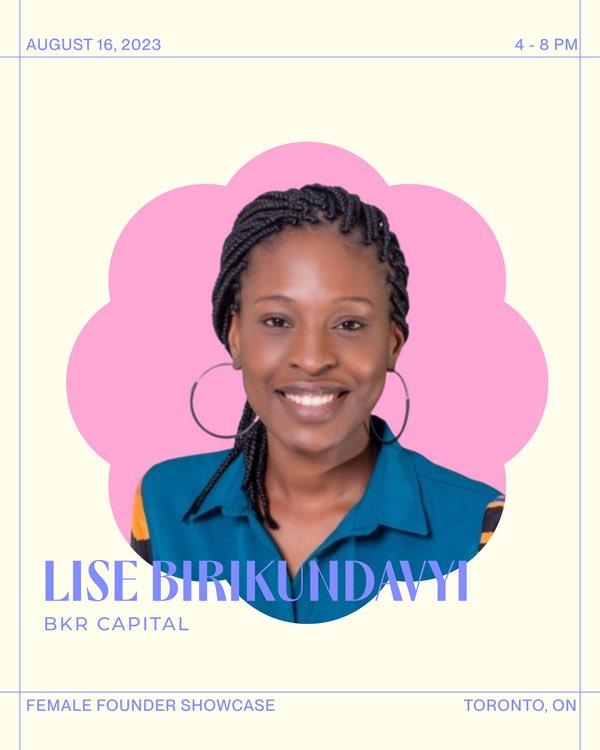 F3_Ventures's tweet photo. Introducing the wonderful @LBirikundavyi who will be joining us at #ethwomen & #future123 on the #femalefoundershowcase stage! 🤩

Rebirthing the matriarchy to Lise means starting over and building a society in which a woman’s value is no longer tied to her ability to fit into a box that was never designed for her.

We appreciate you so much, Lise💕