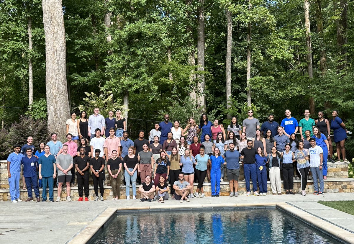 Really enjoyed spending time with our new IM interns at their retreat today, which happened to be in our backyard! There was incredible energy and I have so much optimism for our future! @dukemedicine