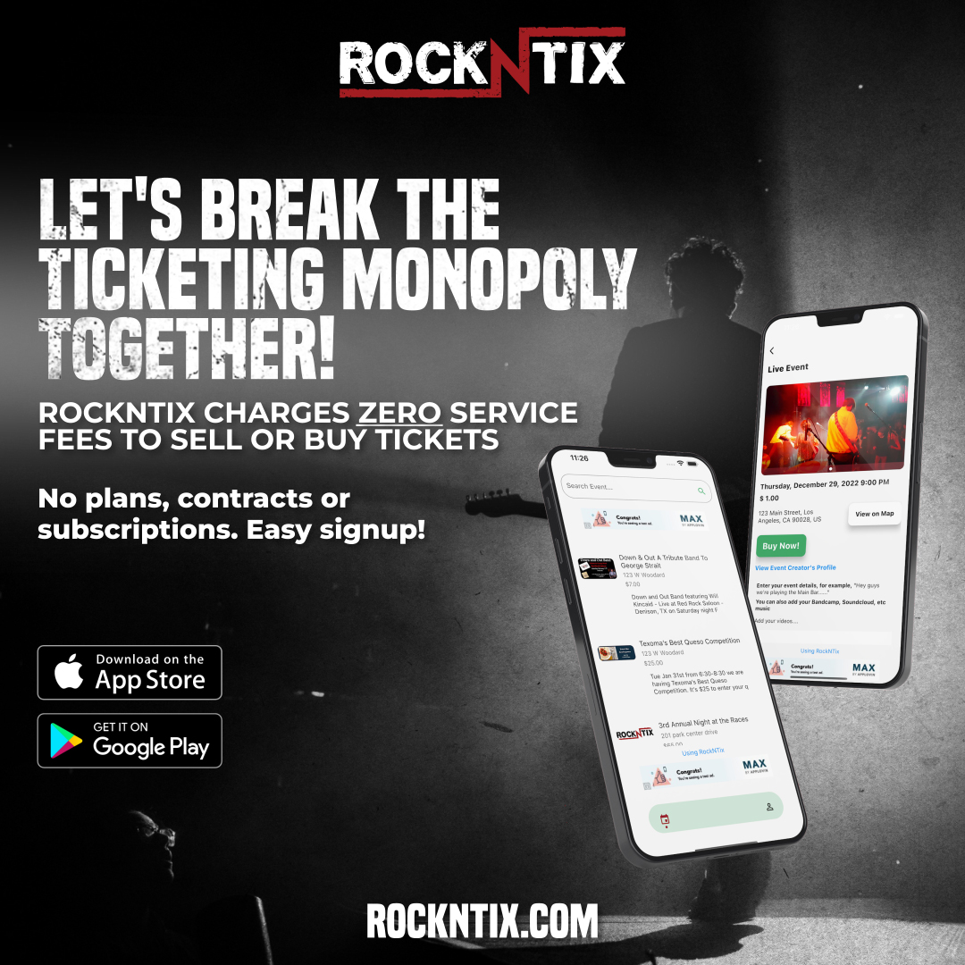 TixRock's tweet photo. ATTENTION #venues and #indie #artists! Join the ticket monopoly #revolution! We charge ZERO service fees to sell or buy #tickets! Let’s bring #anarchy to this #monopoly TOGETHER! More info at https://t.co/N51EUvYPe6 
#RockNTix #ticketmaster #LiveEvent #TheCure #HarryStyles #SpeakNowTaylorsVersion #SpeakNow @OccupyDemocrats @ticketmaster #TheClash #mrbrightside #thekillers @WIRED #ErasTour @curefans @TheLAScene #TSmidnighTS📷@Inc #Metallica @cher #liveshows @amyklobuchar @billboard @MTVNEWS @elonmusk #Elonmusk @RobertSmith @thecure @eventbrite @CNBC #liveshows #livemusic @billboard @MTVNEWS #Tickets #ticketsforsale #justannounced #BreakingNews @PearlJam #pearljam #sexpistols @PunKandStuff @Punk77Rocker @PunkRockClub @Punknews @DeadKennedy @Pennywise #punk #rock #justannounced #TSTheErasTour📷@madonna #madonna #punkrock @punkrockstory @punxeria #punkrock #punk #rock #Titanic #liveevent @yokoono #CruelSummer #ArcticMonkeys #eventbrite @aplusk @TheEchoLA @TeragramLA @Rainbowlive @TheWhiskyAGoGo @theroxy @theTroubadour @HOBAnaheim @FondaTheatre @elreytheatre @wiltern @goldenvoice @thepalladium @guyoseary @TheMaryChain @XLRECORDINGS @TavernAustin @TavernEmily @EmpireATX @TSVCap #IronMaiden #TaylorSwift📷@taylorswift13 @richardbranson
