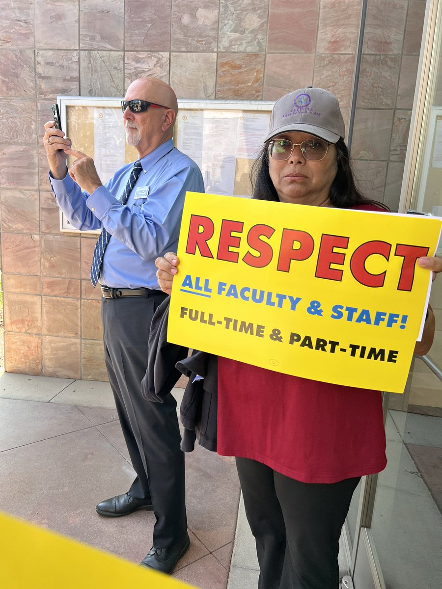 sbccdta's tweet photo. Fighting for part-time https://t.co/IlaIr61gM7