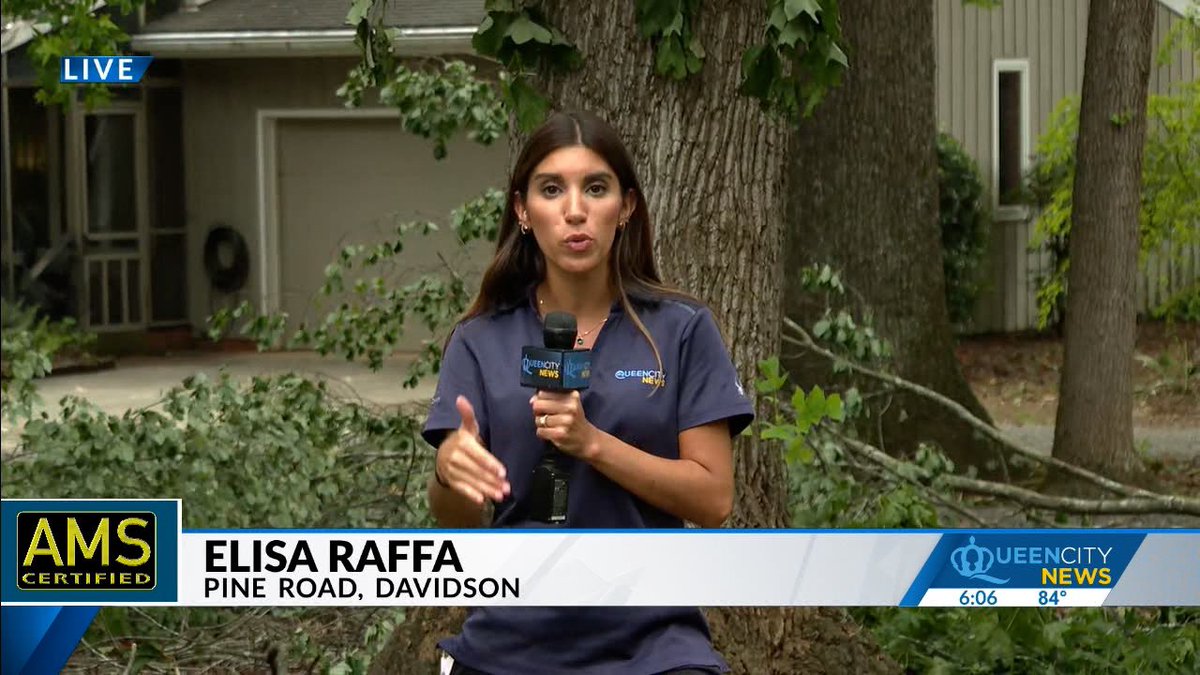 Elisa_Raffa's tweet photo. From ‼️ warnings to the 🌪️ cleanup…what an exhausting but rewarding last 3 days.
Thank you to the viewers that trust us with this life-saving information before, during, & after. #ncwx #tornadocoverage @Queen_City_News @QCNWeather https://t.co/HtIHBmhhqQ