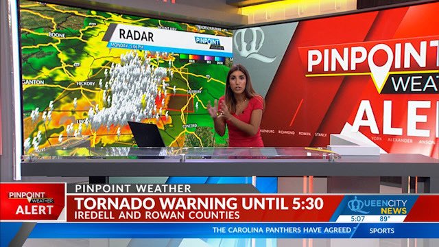 Elisa_Raffa's tweet photo. From ‼️ warnings to the 🌪️ cleanup…what an exhausting but rewarding last 3 days.
Thank you to the viewers that trust us with this life-saving information before, during, & after. #ncwx #tornadocoverage @Queen_City_News @QCNWeather https://t.co/HtIHBmhhqQ