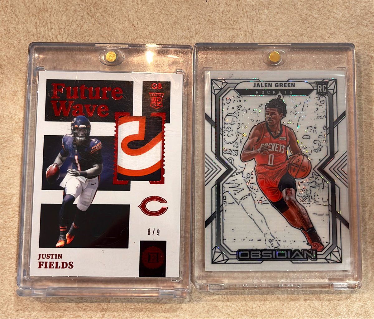 Terrapincards's tweet photo. Great Mailday today!  @NotEvn90 with the Green and Fields /9.  IG cc_cards35 with the Allen, Tatum, and 🐢.  @CardsWithJP with the Banks auto.  @CardPurchaser https://t.co/u8RmuR5w2I